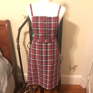 Plaid ModCloth jumper dress